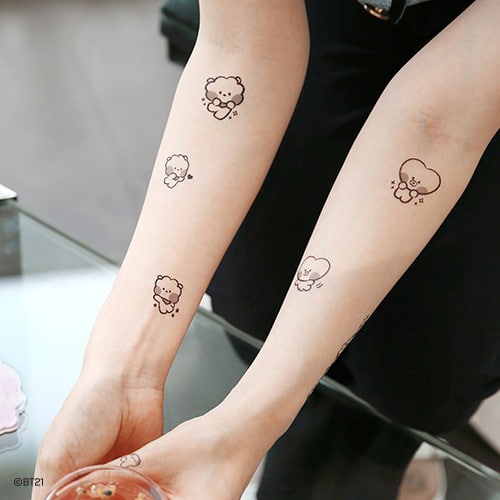 official-bt21-minini-tattoo-sticker official-bt21-minini-tattoo-sticker