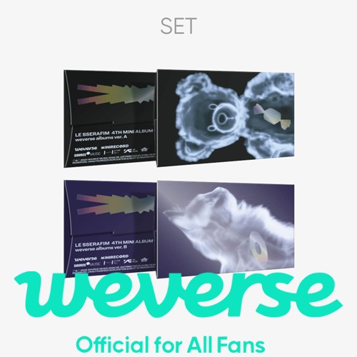 le-sserafim-4th-mini-album-crazy-set-weverse-pob le-sserafim-4th-mini-album-crazy-set-weverse-pob