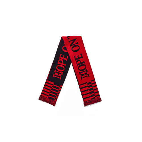 hope-on-the-stage-tour-slogan-muffler-red hope-on-the-stage-tour-slogan-muffler-red