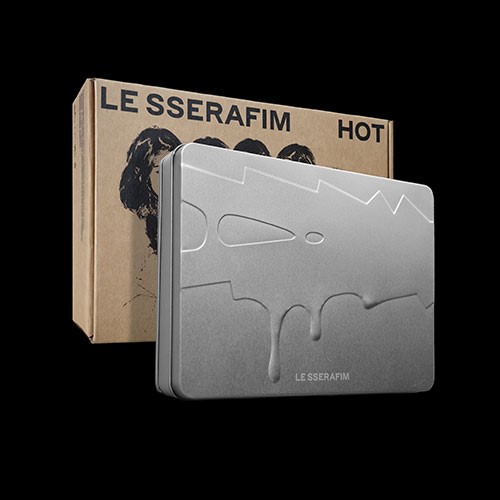 le-sserafim-5th-mini-album-hot-tin-case-ver le-sserafim-5th-mini-album-hot-tin-case-ver