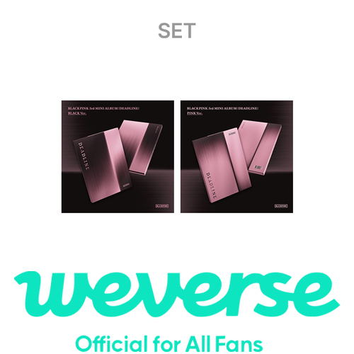 weverse-pob-blackpink-3rd-mini-album-deadline-black-ver-pink-ver-set weverse-pob-blackpink-3rd-mini-album-deadline-black-ver-pink-ver-set