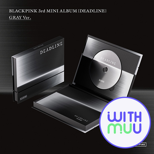 withmuu-pob-blackpink-3rd-mini-album-deadline-gray-ver withmuu-pob-blackpink-3rd-mini-album-deadline-gray-ver