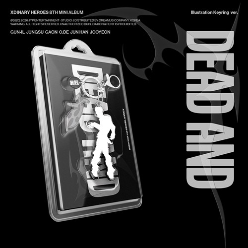 xdinary-heroes-8th-mini-album-dead-and-illustration-keyring-ver xdinary-heroes-8th-mini-album-dead-and-illustration-keyring-ver