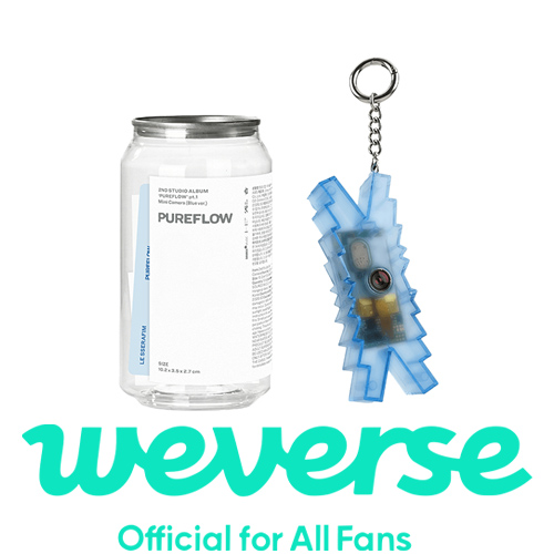 weverse-pob-le-sserafim-2nd-studio-album-pureflow-mini-camera-blue-ver